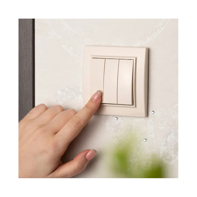 Выключатель с/у Минск ERV10-024-20, 3 клавиши, б/инд, бежевый