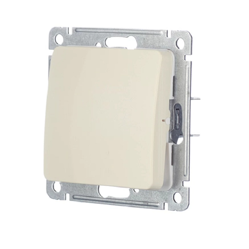 Переключатель с/у Master ВС10-461-01, 1 клавиша, б/инд, слоновая кость