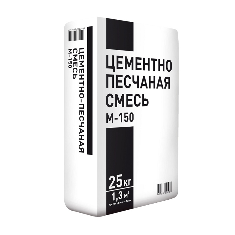 ГЕРКУЛЕС Цементно-песчаная смесь М-150 (25кг)