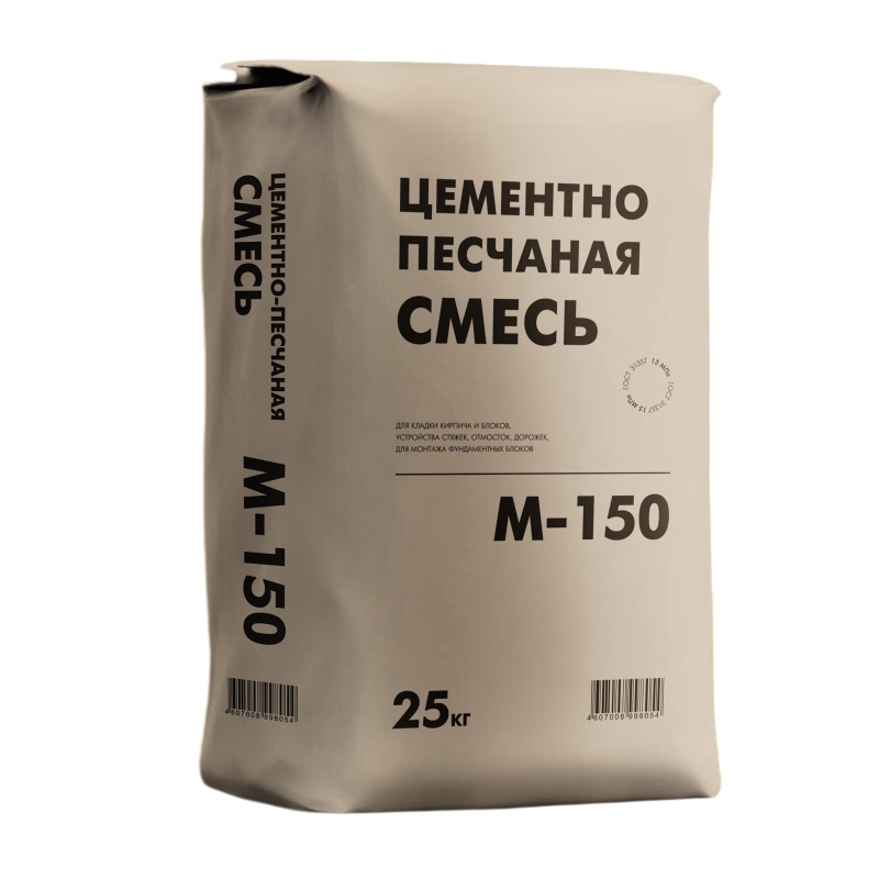 ГЕРКУЛЕС Цементно-песчаная смесь М-150 (25кг)