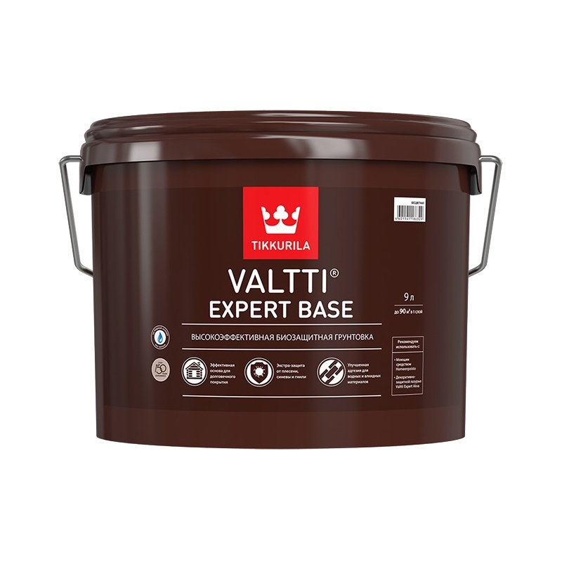 Антисептик грунтовочный Tikkurila Valtti Expert Base для дерева (9 л)