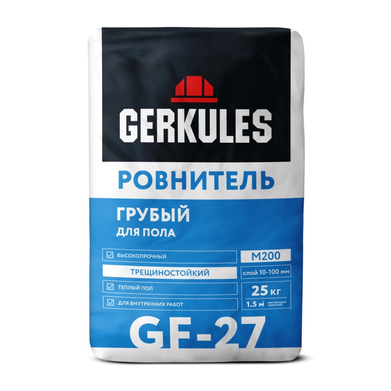 Ровнитель для пола Gerkules GF-27 грубый, 25 кг