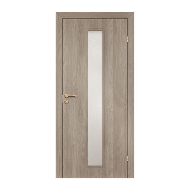 Полотно дверное Olovi, со стеклом, дуб гавана, б/п, с/ф (L2 800х2000 мм)