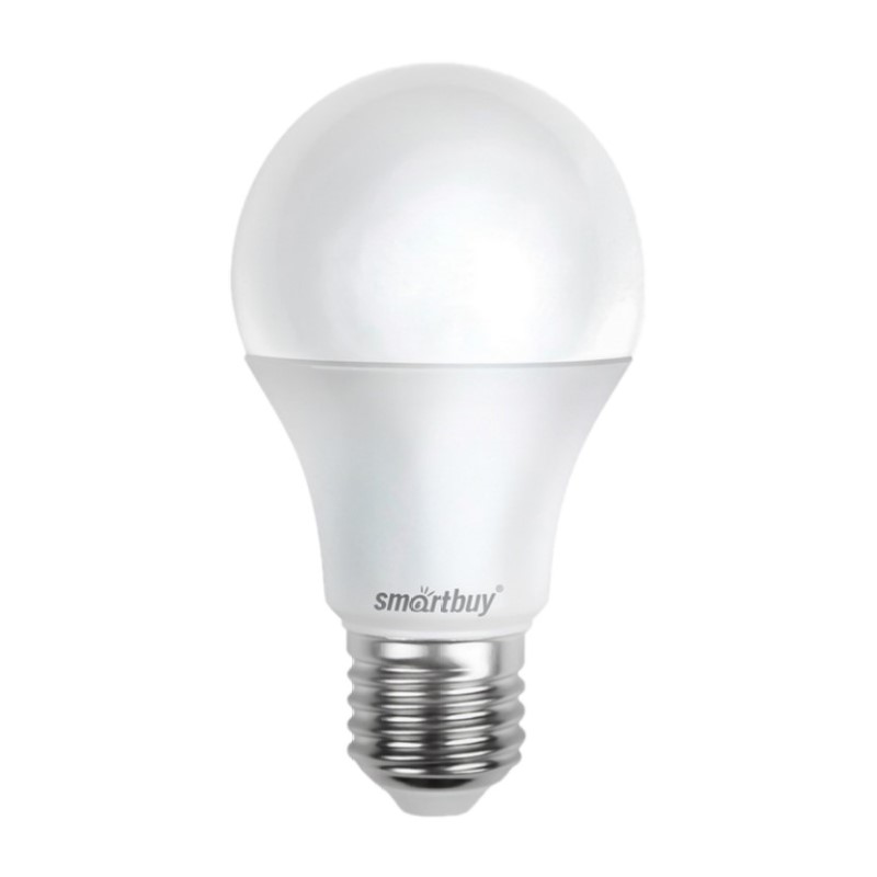 Лампа светодиодная Smartbuy LED E27, груша, 7Вт, 230В, 3000К, теплый свет