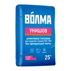 Шпаклевка гипсовая Волма Унишов для заделки стыков, ГКЛ, ГВЛ, 25 кг