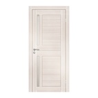 Полотно дверное Olovi Орегон, со стеклом, дуб белый, б/п, б/ф (800х2000х35 мм)