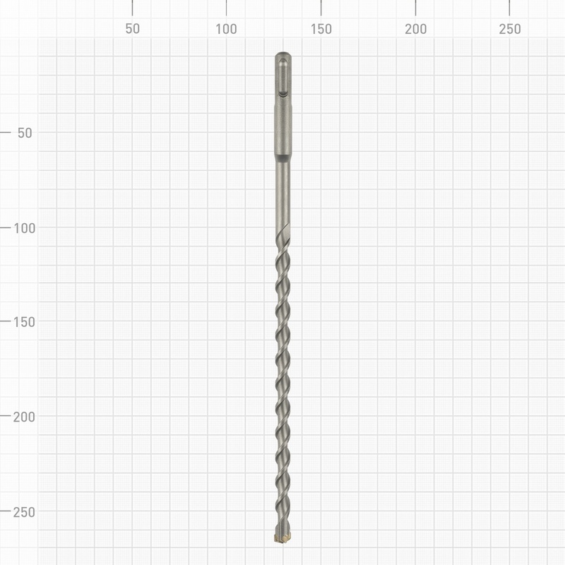 Бур Trigger Quadro 78482 SDS+ 8х200/260 мм