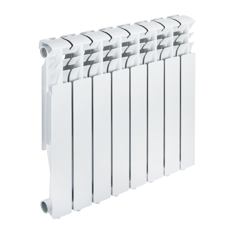 Радиатор алюминиевый Klip 3508, 500х80 мм, 8 секций