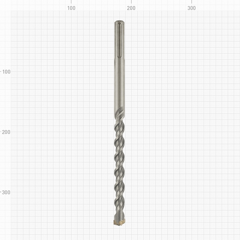 Бур Trigger 88006 SDS-Max (двойная спираль, 4 резца), 20х215/340 мм