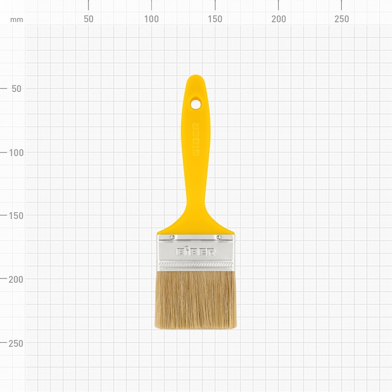 Кисть флейцевая Biber 31254 Эконом 63 мм