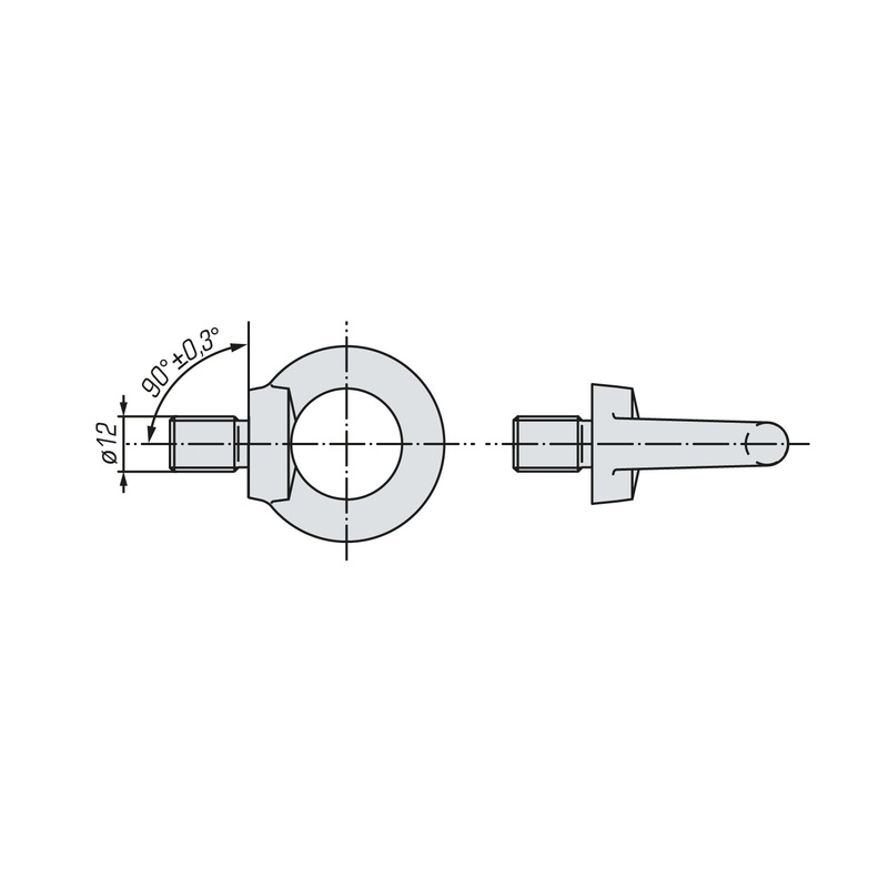 Рым-болт SWFS DIN580 М12 (15 шт)