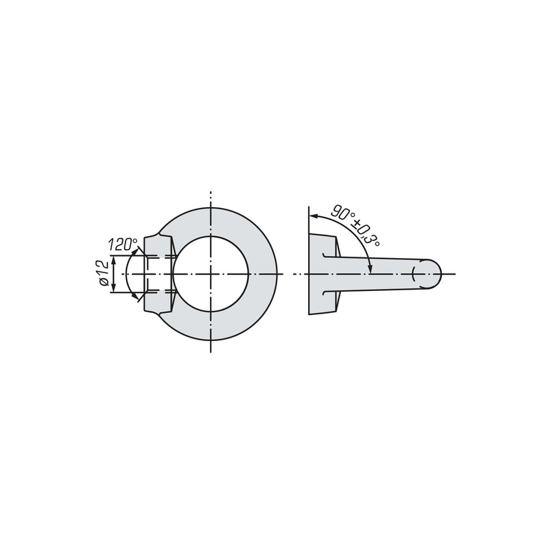 Рым-гайка SWFS DIN582 М12 (150 шт)