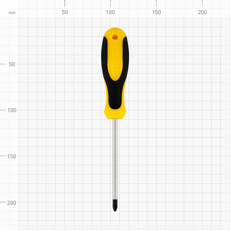 Отвертка Biber 85541 Эксперт PH 1х100 мм