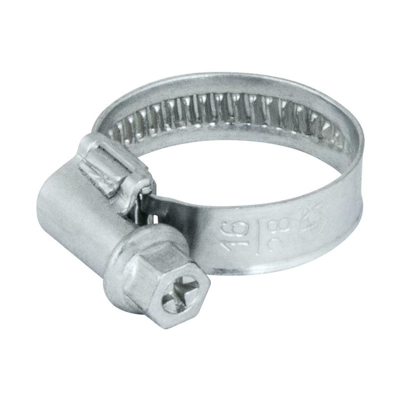 Набор хомутов червячных Klip 27111-2, 16-27/9 мм (2 шт)