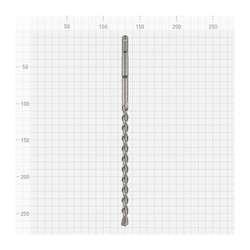 Бур Trigger Quadro 78488 SDS+ 10х200/260 мм