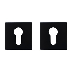 Щиток под цилиндр Vrata EТ AL серия 03 slim квадратный, черный