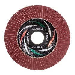 Диск лепестковый по металлу Луга Р120 115х22 мм