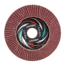 Диск лепестковый по металлу Луга (КЛТ тип 2) конический Р120 125х22 мм