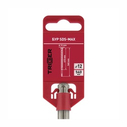 Бур Trigger 88002 SDS-Max (двойная спираль, 4 резца), 12х415/540 мм