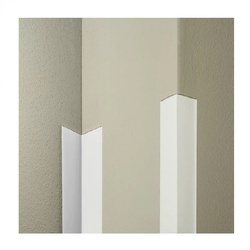 Угол отделочный из ПВХ, белый, 2700х20х20 мм