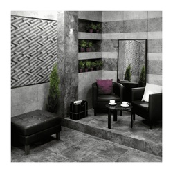 Плитка настенная Керамин Нью-Йорк 1Т, серая, 600х300х8,5 мм