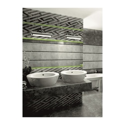 Плитка настенная Керамин Нью-Йорк 1Т, серая, 600х300х8,5 мм