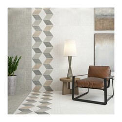 Керамогранит Керамин Темпо 7, матовый, белый, 600х600х10 мм