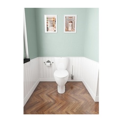 Унитаз-компакт Santeri Воротынский, косой выпуск, 670х370х780 мм