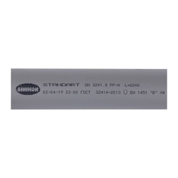 Труба канализационная внутренняя Sinikon d=32х1,8х2000 мм ГОСТ 32414-2013