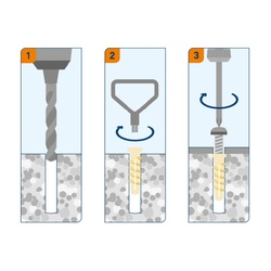 Дюбель для газобетона SORMAT KBT 4 10х50 нейлон (25 шт)