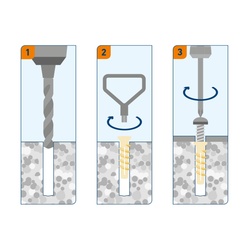 Дюбель для газобетона SORMAT KBT 6 10х50 нейлон (4 шт)