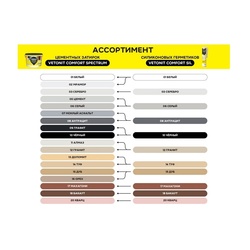 Герметик силиконовый Vetonit Comfort Sil серый 06 (280 мл)