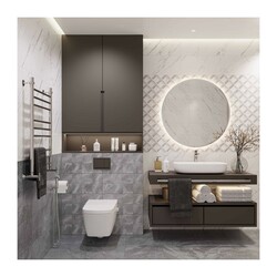 Плитка настенная верх Axima Флорида, белая, 250х500х8 мм