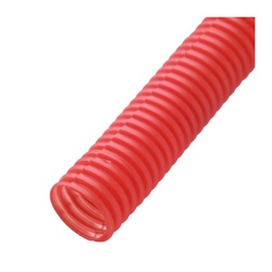 Труба гофрированная 25 мм для металлопластиковых труб красная (50 м.)