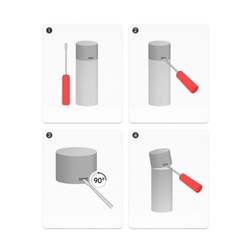 Эмаль аэрозольная Kudo KU-1009 универсальная бежевая (0,52 л)