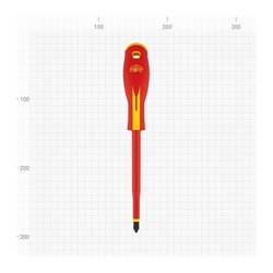 Отвертка Варяг 86060 диэлектрическая 1000В, PH 3х150 мм