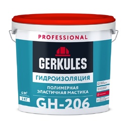 Гидроизоляция эластичная Gerkules GH-206 PRO, 5 кг