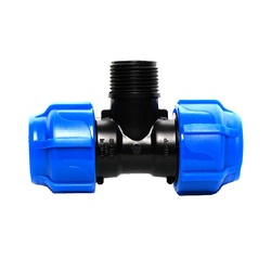 Тройник компрессионный, комбинированный PN16 НР 20х1/2"