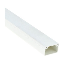 Кабель-канал ПВХ 25х16 мм, двойной замок, белый (2 м)