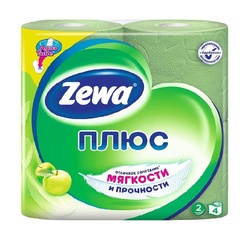 Бумага туалетная, 2-х слойная (4 рулона)