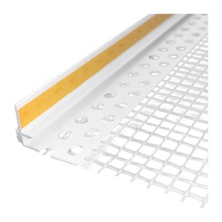 Профиль ПВХ примыкающий оконный с сеткой 9 мм (2,4 м)