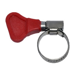 Хомут червячный для шлангов 16-25 мм, "с бабочкой" (2 шт)