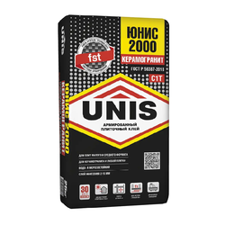 Клей для плитки Unis 2000 (25 кг)