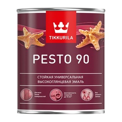 Эмаль алкидная универсальная Tikkurila/Tikkivala Euro Pesto 90 C (0,9 л)