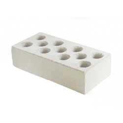 Кирпич силикатный утолщенный пустотелый лицевой, М-150/200, белый