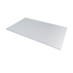 Поликарбонат сотовый прозрачный 4 мм 2100х6000 мм