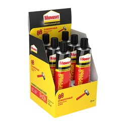 Клей 88 Момент особопрочный туба в шоу-боксе (125 мл)