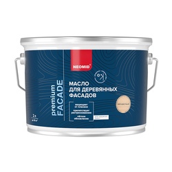 Масло для деревянных фасадов Neomid Premium бесцветный (2 л)