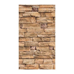 Панель ПВХ Камень терракот 344, 2700х250х7 мм (10 шт.)