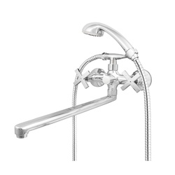 Смеситель для ванны Mix&Fix Soffron 7501-03 с аксессуарами, L- излив 350мм